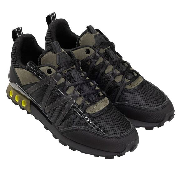 Cruyff Mens Fearia Suede Hex-Tech Sneakers / Olive
